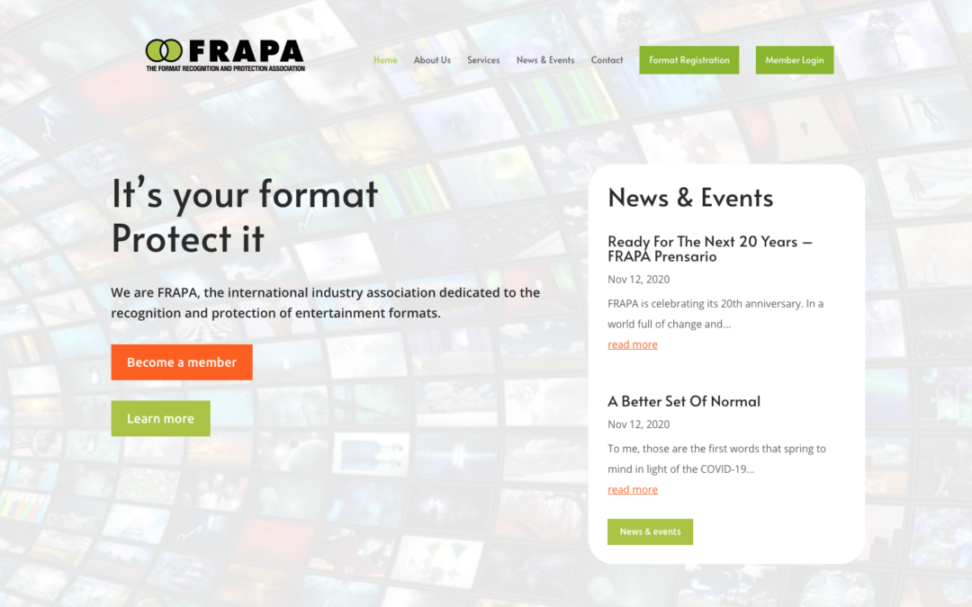 MarCom plan en website ontwikkeling FRAPA