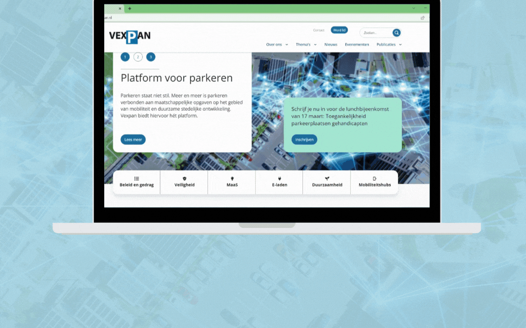 Nieuwe website Vexpan